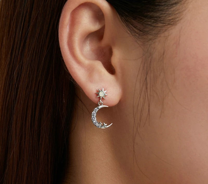 Star and moon Earrings